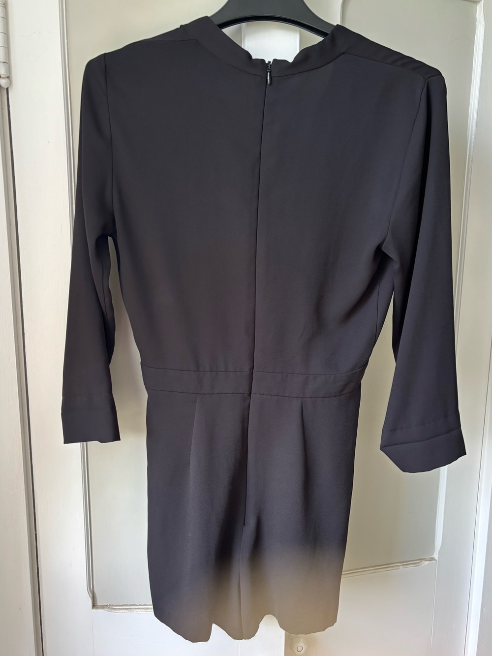 Topshop Black 3/4 Sleeve Romper Size 4 - Picture 3 of 3
